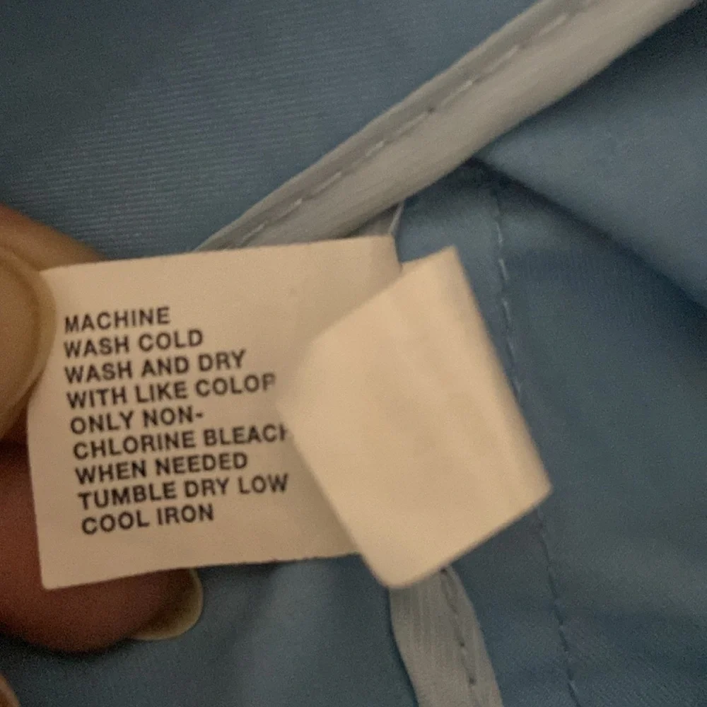 Gap Women’s Pastel Baby Blue Trench Coat Preppy Prep Casual